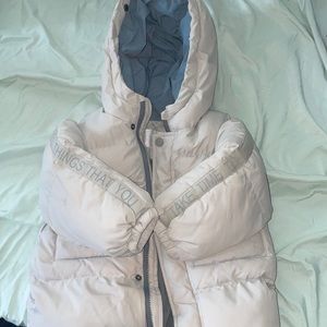 Gray Zara coat size 3-4 years